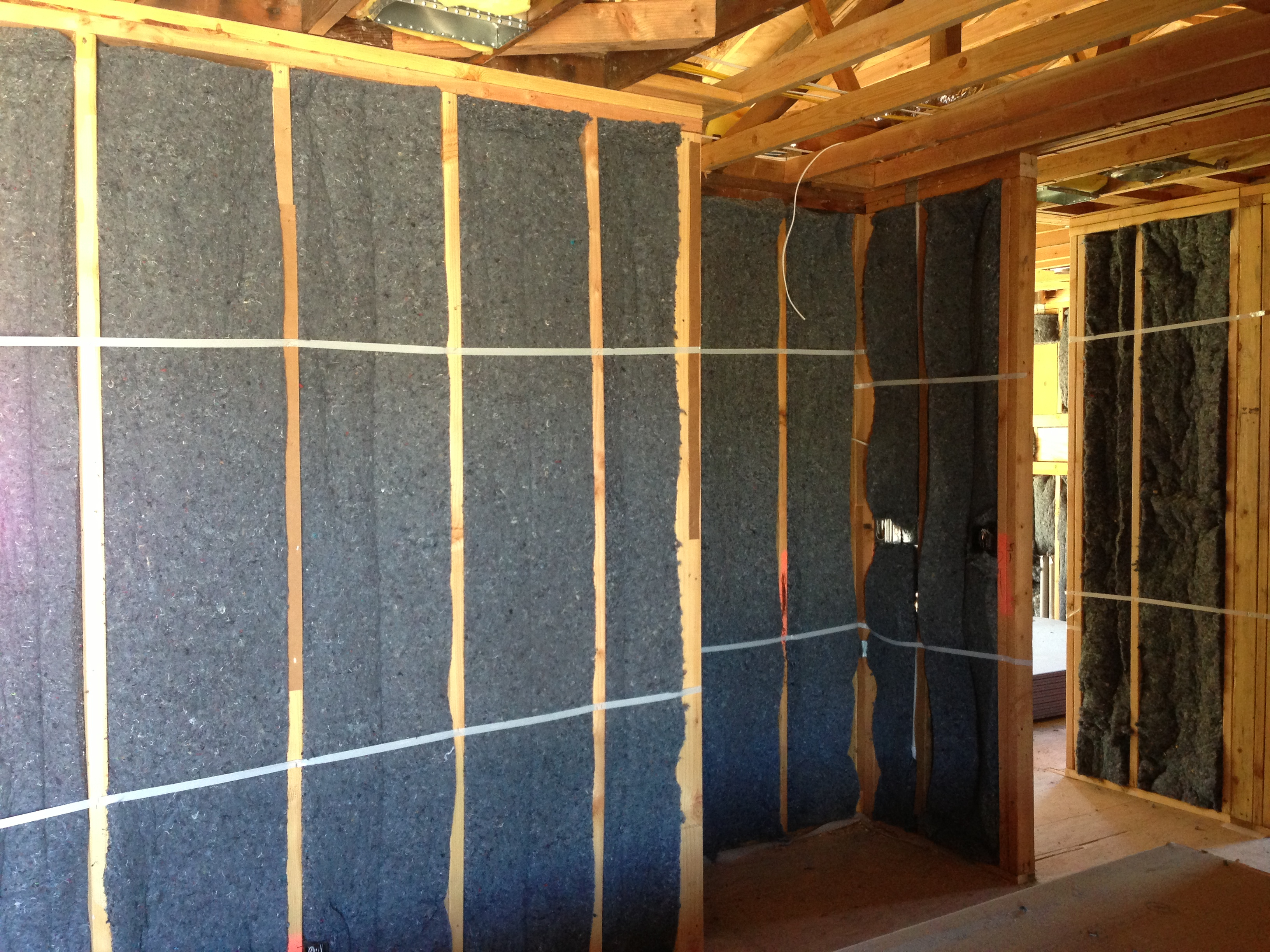 Home insulated with recycled denim - Springwise